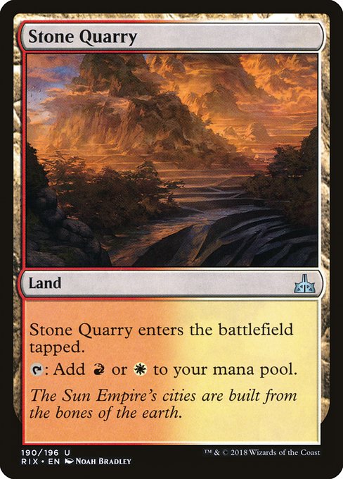 Stone Quarry (190) (Foil) - Rivals of Ixalan - Game On