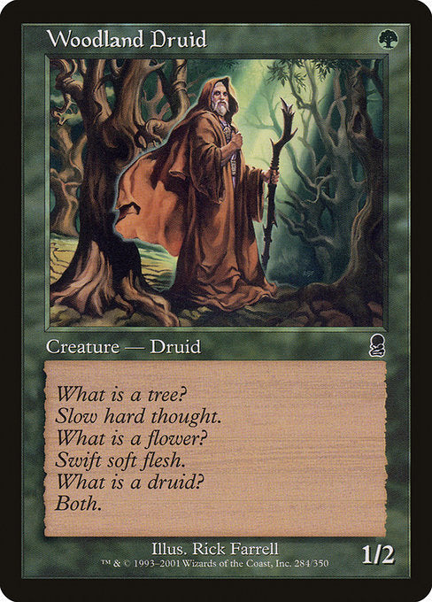 Woodland Druid (284) (Foil) - Odyssey - Game On