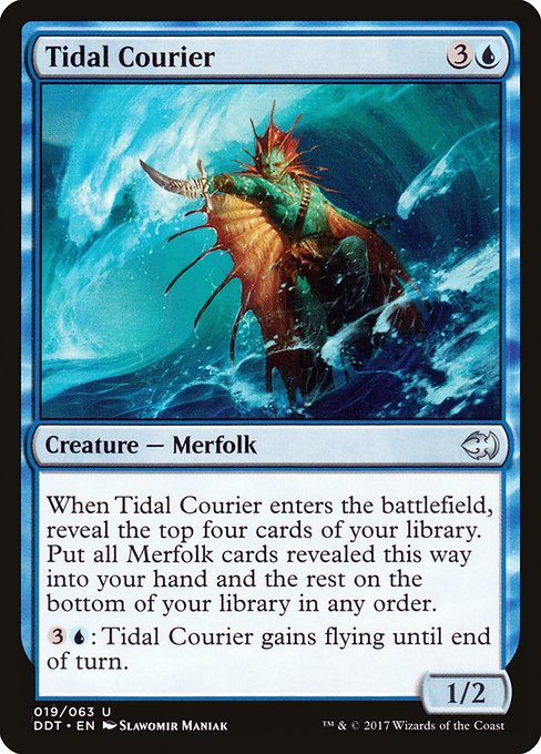 Tidal Courier (19) - Duel Decks: Merfolk vs. Goblins - Game On