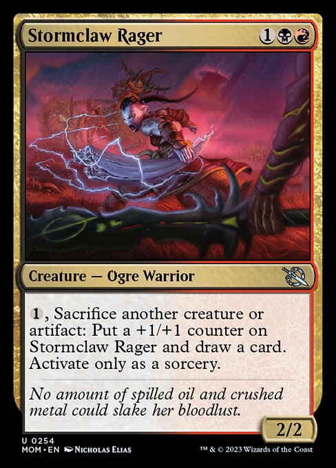 Stormclaw Rager (254) (Foil) - March of the Machine - Game On