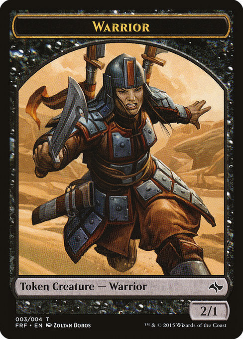 Warrior (3) - Fate Reforged Tokens - Game On