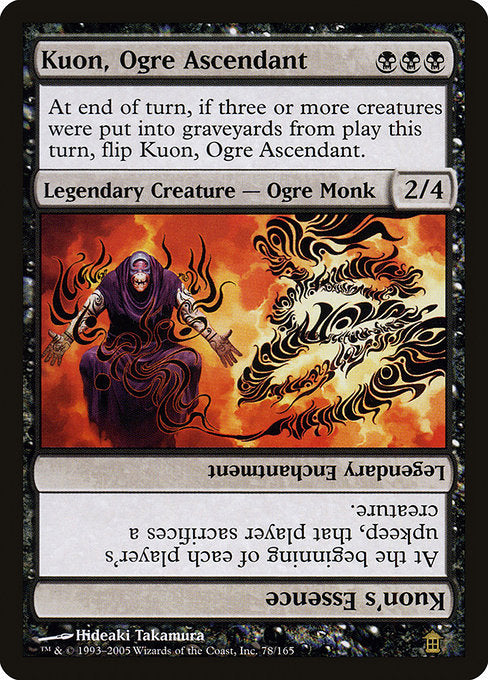 Kuon, Ogre Ascendant // Kuon's Essence (78) - Saviors of Kamigawa - Game On