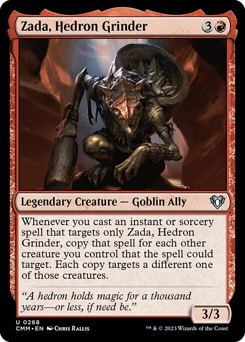 Zada, Hedron Grinder (268) (Foil) - Commander Masters - Game On