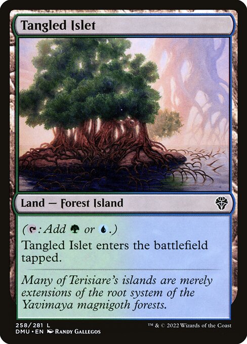 Tangled Islet (258) - Dominaria United - Game On