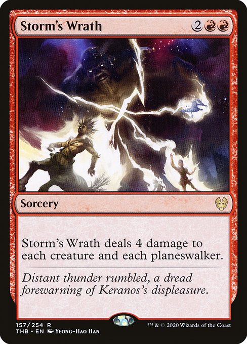 Storm's Wrath (157) (Foil) - Theros Beyond Death - Game On