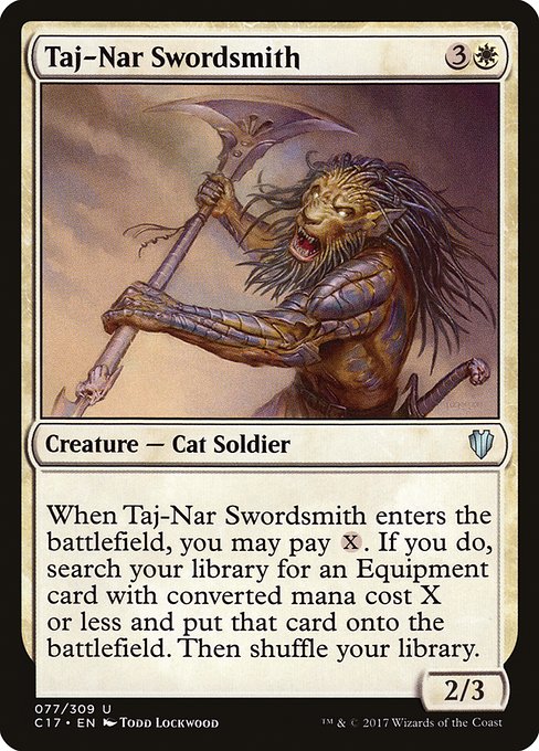 Taj-Nar Swordsmith (77) - Commander 2017 - Game On