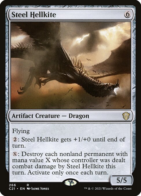 Steel Hellkite (266) - Commander 2021 - Game On