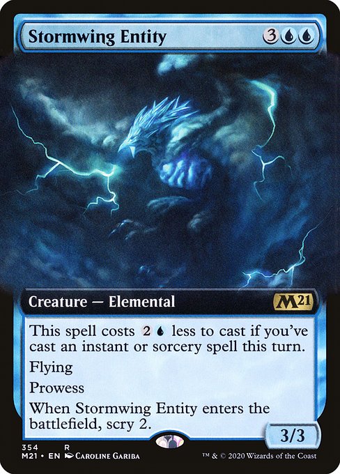 Stormwing Entity (354) - EXTENDED ART - Core Set 2021 - Game On