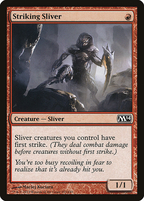 Striking Sliver (157) - Magic 2014 - Game On