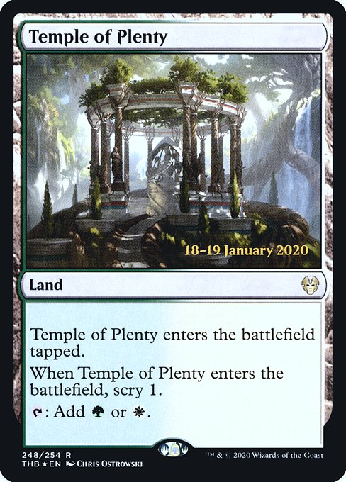 Temple of Plenty (248s) () () - Theros Beyond Death Promos - Game On