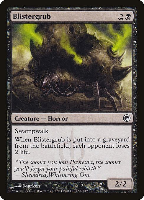 Blistergrub (56) (Foil) - Scars of Mirrodin - Game On