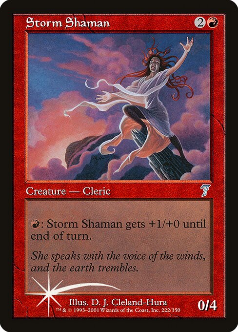 Storm Shaman (222★) - Seventh Edition - Game On