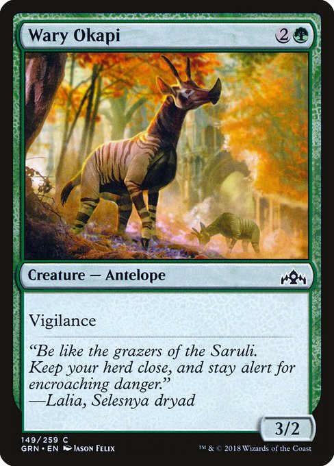 Wary Okapi (149) (Foil) - Guilds of Ravnica - Game On