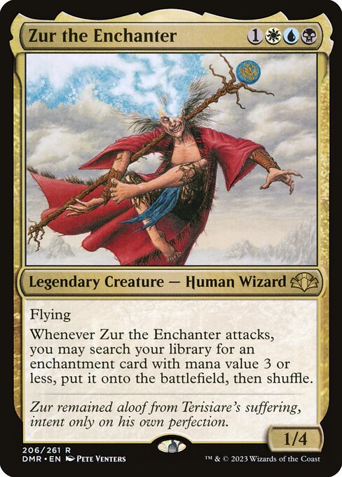 Zur the Enchanter (206) (Foil) - Dominaria Remastered - Game On