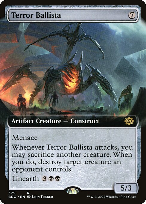 Terror Ballista (375) - EXTENDED ART - The Brothers' War - Game On