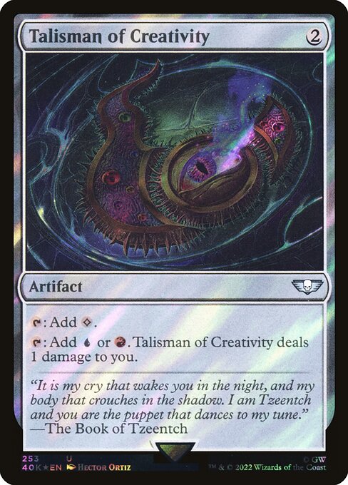 Talisman of Creativity (253★) (Foil) - Warhammer 40,000 Commander - Game On