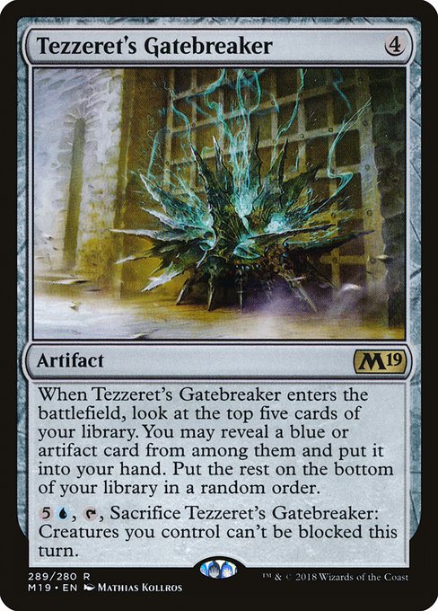 Tezzeret's Gatebreaker (289) - Core Set 2019 - Game On