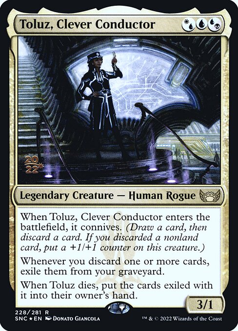 Toluz, Clever Conductor (228s) () () - Streets of New Capenna Promos - Game On