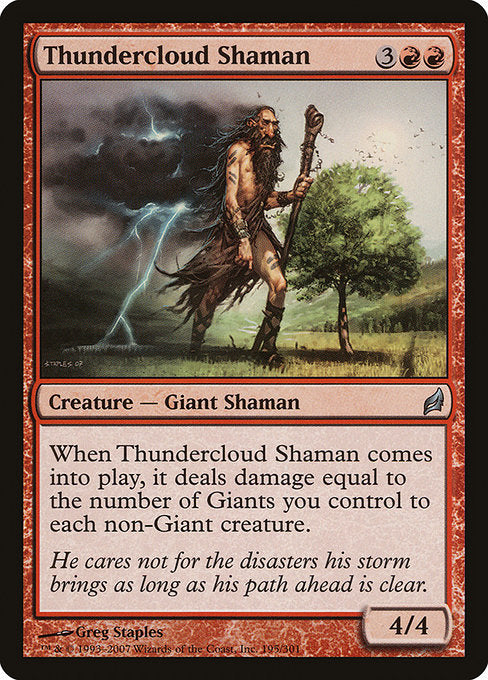 Thundercloud Shaman (195) - Lorwyn - Game On