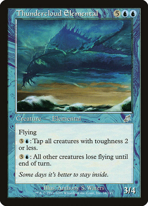 Thundercloud Elemental (54) (Foil) - Scourge - Game On