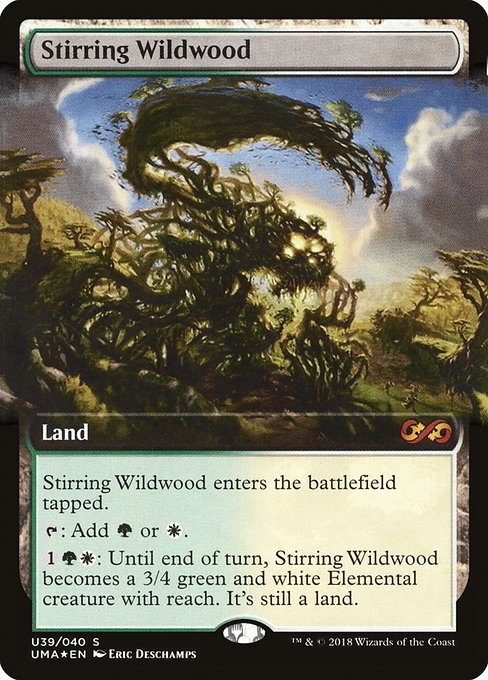 Stirring Wildwood (U39) - EXTENDED ART (Foil) - Ultimate Box Topper - Game On