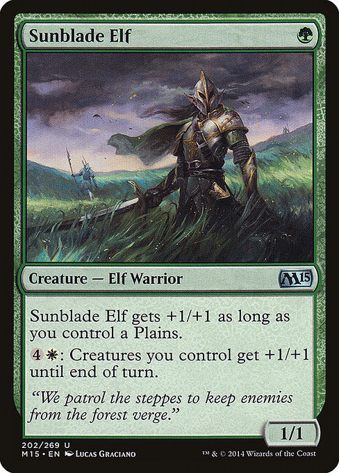 Sunblade Elf (202) - Magic 2015 - Game On