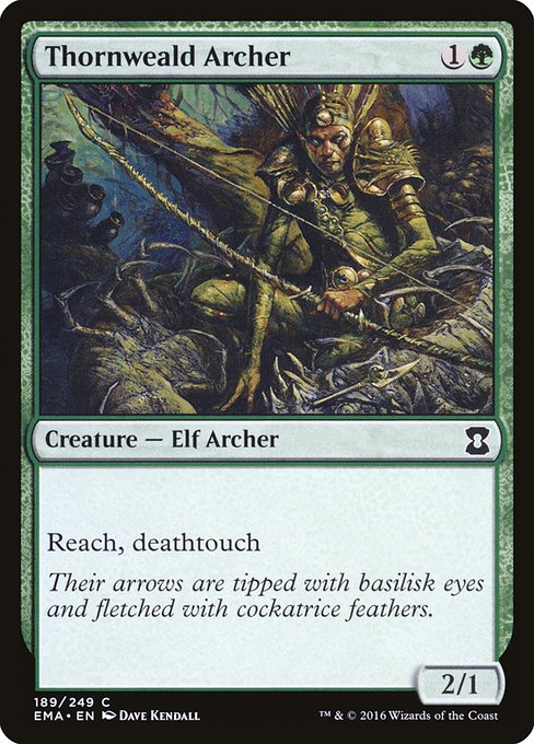 Thornweald Archer (189) (Foil) - Eternal Masters - Game On