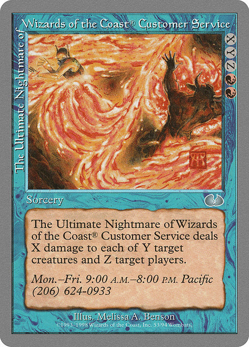 The Ultimate Nightmare of Wizards of the Coast® Customer Service (53) - Unglued - Game On