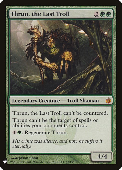 Thrun, the Last Troll (1358) - Mystery Booster - Game On