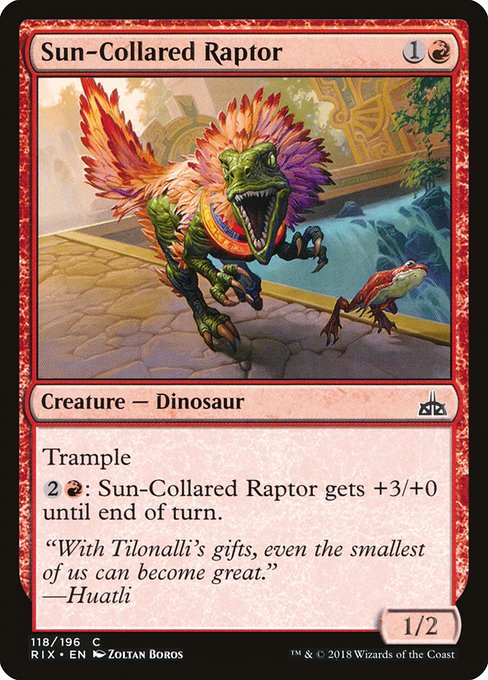 Sun-Collared Raptor (118) (Foil) - Rivals of Ixalan - Game On