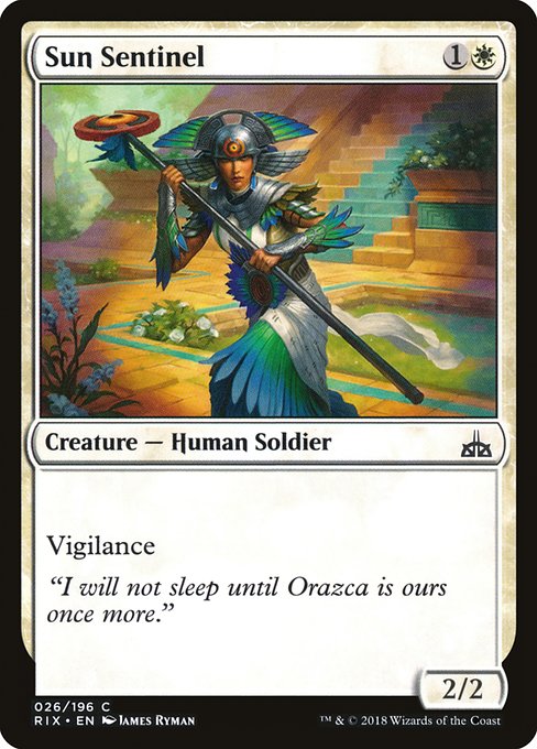 Sun Sentinel (26) - Rivals of Ixalan - Game On