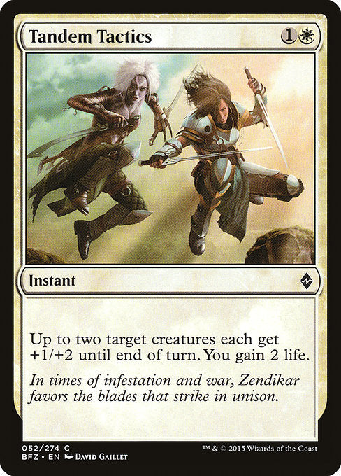 Tandem Tactics (52) (Foil) - Battle for Zendikar - Game On