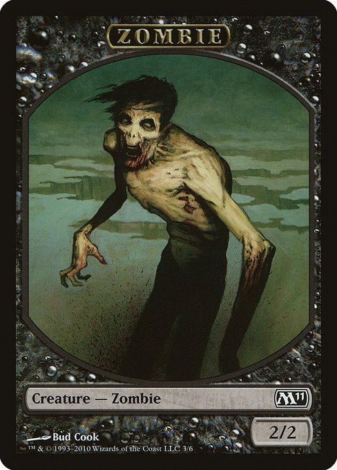 Zombie (3) - FULL ART - Magic 2011 Tokens - Game On