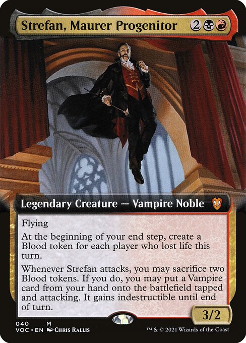 Strefan, Maurer Progenitor (40) - EXTENDED ART - Crimson Vow Commander - Game On