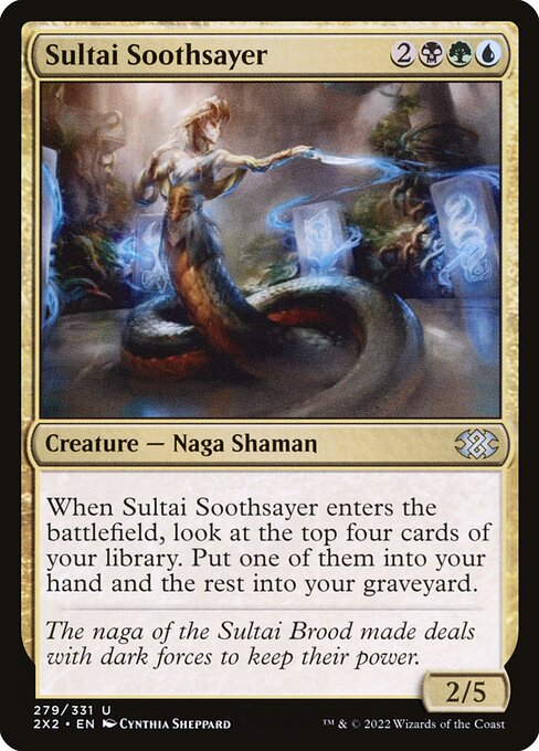 Sultai Soothsayer (279) (Foil) - Double Masters 2022 - Game On