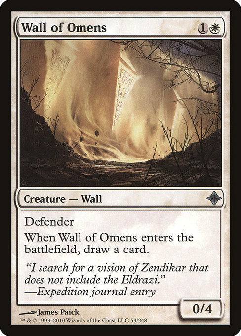 Wall of Omens (53) - Rise of the Eldrazi - Game On