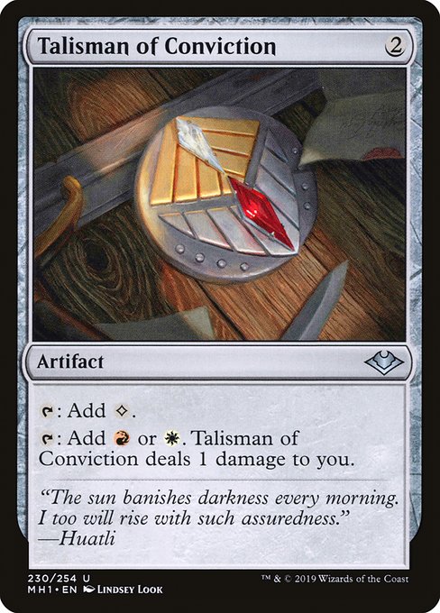 Talisman of Conviction (230) - Modern Horizons - Game On