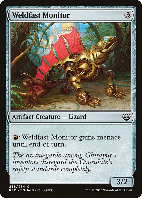 Weldfast Monitor (238) (Foil) - Kaladesh - Game On