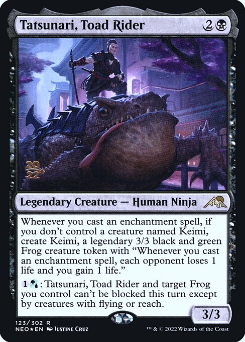 Tatsunari, Toad Rider (123s) () () - Kamigawa: Neon Dynasty Promos - Game On