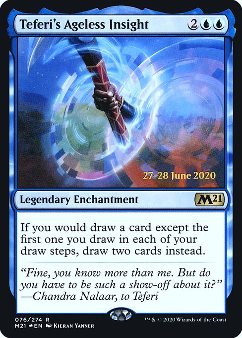 Teferi's Ageless Insight (76s) () () - Core Set 2021 Promos - Game On