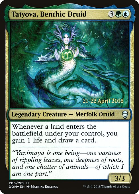 Tatyova, Benthic Druid (206s) (Foil) - Dominaria Promos - Game On