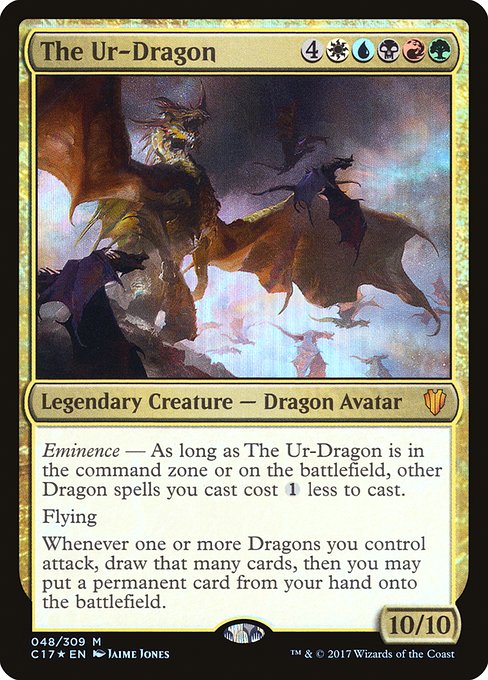 The Ur-Dragon (48) (Foil) - Commander 2017 - Game On