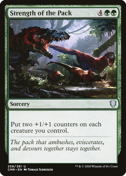 Strength of the Pack (259) (Foil) - Commander Legends - Game On