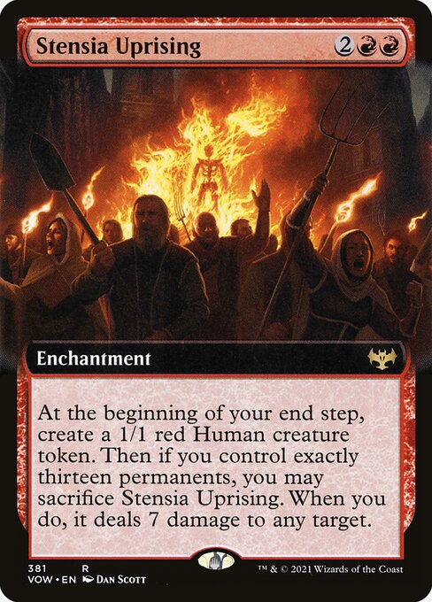 Stensia Uprising (381) - EXTENDED ART - Innistrad: Crimson Vow - Game On