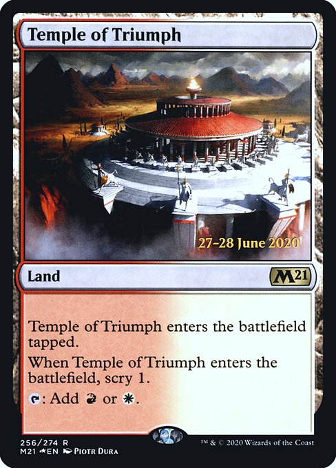 Temple of Triumph (256s) () () - Core Set 2021 Promos - Game On