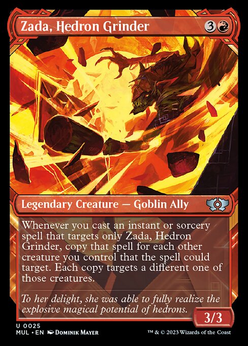 Zada, Hedron Grinder (25) - SHOWCASE - FULL ART (Foil) - Multiverse Legends - Game On