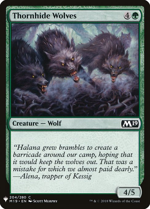 Thornhide Wolves (1353) - Mystery Booster - Game On