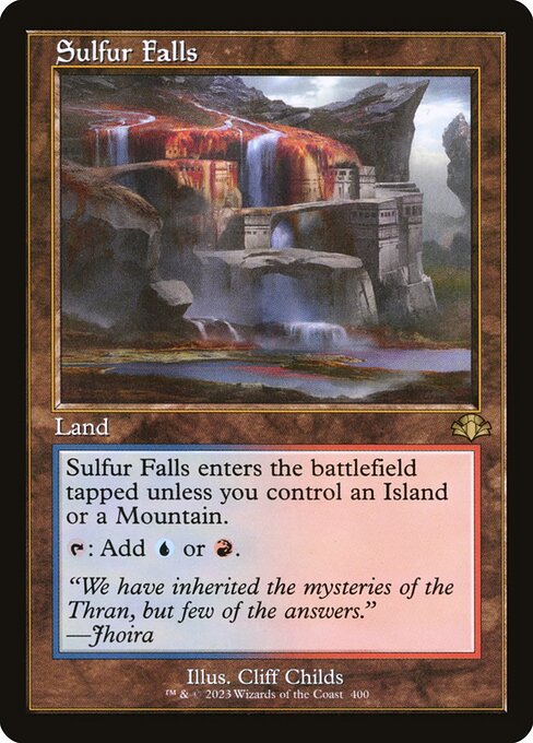 Sulfur Falls (400) (Foil) - Dominaria Remastered - Game On