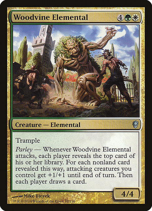 Woodvine Elemental (52) (Foil) - Conspiracy - Game On