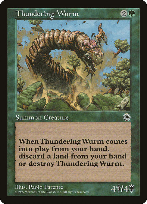 Thundering Wurm (189) - Portal - Game On